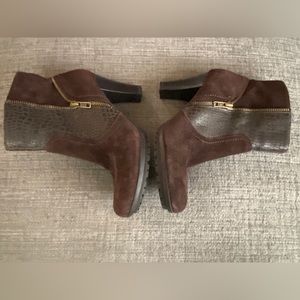 Brown Suede Boots in perfect condition!
